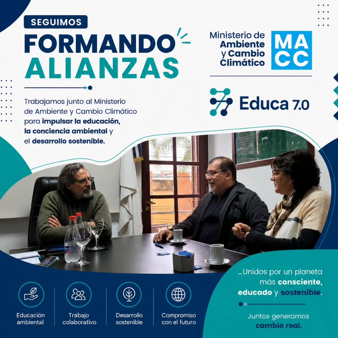 Reunión de Educa 7.0 con el Ministerio de Ambiente y Cambio Climático